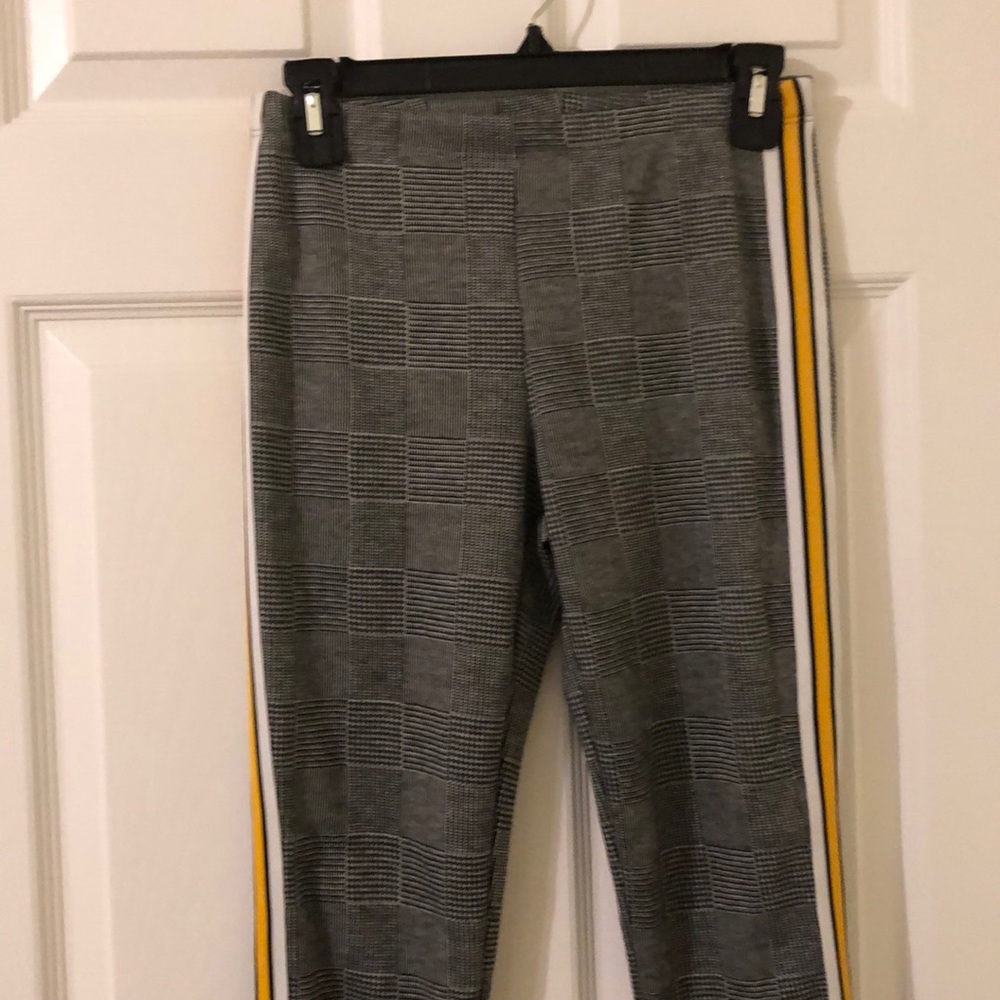 Plaid leggings